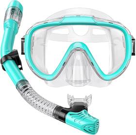 Ss2-tmlv Seovediary Adult Snorkel Set With Panoramic Swim Mask And Dry Top Kit Ss2-tmlv Seovediary Adult Snorkel Set With Panoramic Swim Mask And Dry Top Kit