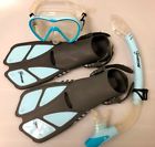 Set4-gy-dodgerblue-l-xl Seavenger Snorkel Set Dodger Blue Size Used 814632022602