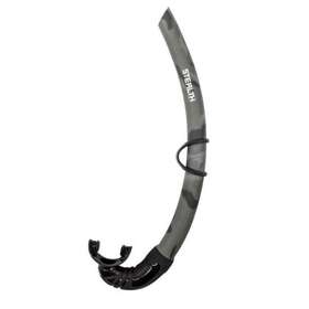 Fs2900bk Sherwood Genesis Stealth Snorkel - J-tube For Diving And Snorkeling Black Camo