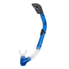 Fs6300ib Sherwood Genesis Via Dry Snorkel Valve Top And Hypoallergenic Mouthpiece Ice Blue