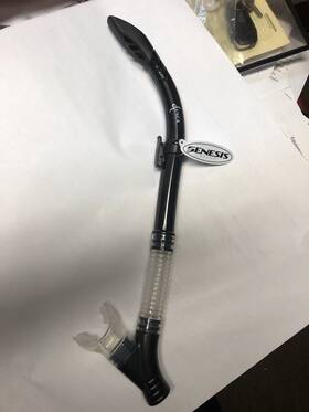 Fs8800bk Sherwood Scuba Sherwood-genesis Lusaka Black And Clear Purge Snorkel