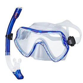 Six Yard Dry Snorkel Set For Women And Men Anti-fog Tempered Glass Scuba
