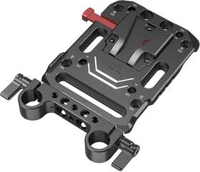 12759-sr Smallrig V Mount Battery Plate V-lock With Dual 15mm Rod Black