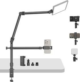 4456-ss Smallrig Overhead Camera Mount Desk Stand With Flexible Black