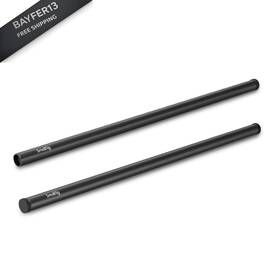 Smallrig 693988067587 16 Inches 40 Cm Black Aluminum Alloy 15mm Rod With Inch