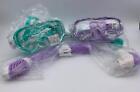 Sg-dv28-02 Snorkeling Gear 2 Pk For Kids Tempered Glass Goggles Flexible Silicon Snorkels
