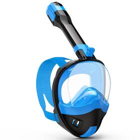 Snorklix 743623219533 Full Face Snorkel Mask Snorkeling Gear For Adults Kids With Latest Dry Top B