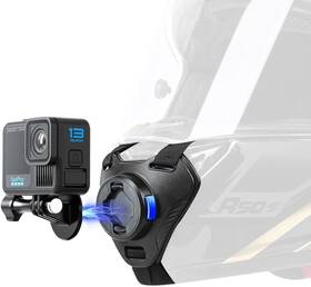 T21-02 Soh Mingying Magnetic Motorcycle Helmet Chin Strap Mount Black
