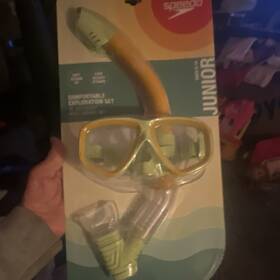 091110809 Speedo Jr. Reefscout Snorkel And Mask Set One Size Mpn