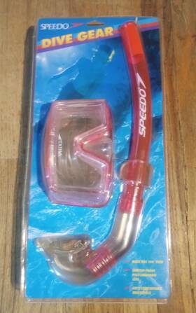 Speedo 638950652118 Dive Gear Swim Mask And Snorkel New Sealed