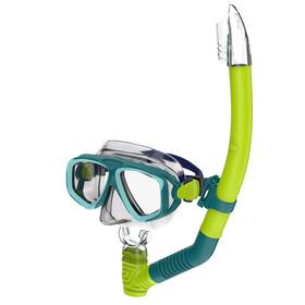 8-753033215080-1sz Speedo Sports One Size Ms Deep Lake Snorkeling Set Silicone Comfort Mask And Snorkel