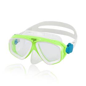 8-7530333328-1sz Speedo Green Gecko Snorkeling Set Full Coverage Mask Anti Fog Silicone Skirt