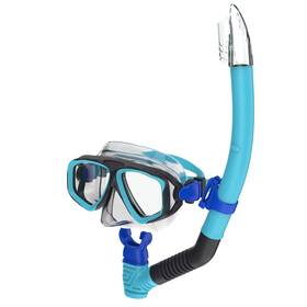 8-753033415056-1sz Speedo Black Dive Mask With Anti Fog And Snorkel Set For Clear Underwater Vie