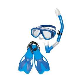80838640 Speedo Junior Msf Snorkel Set - Blue/clear L/xl