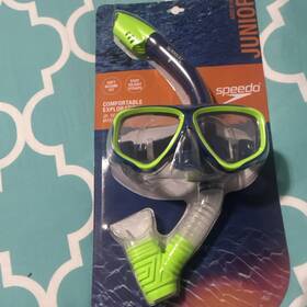 87530263 Speedo Jr. Reefscout Mask And Snorkel Set Model Size 1sz