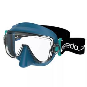 89076910 Speedo Adult Travel Dive Mask - Blue/black