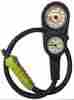 Spig Depth Scuba Pro 5000 Psig And 160 Gauge Dual Console Black W Orange Accent