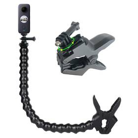 66545 Sruim Jaws Flex Clamp Mount With Adjustable Gooseneck 19-section Black