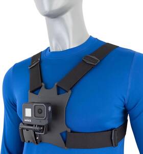 Stm368 Stuntman High Stability Chest Mount With J Hook For Action Cameras - Black