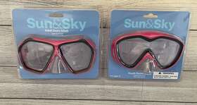909381 Sun & Sky 2 Pack - New And Adult Swim Mask Pink