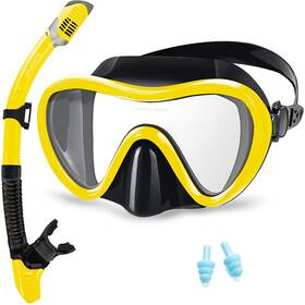 Ca-qs006-p Supertrip 2024 Snorkeling Gear For Adults Anti-fog Snorkel Set Tempered Gla