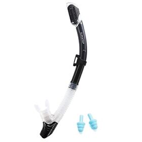 Supertrip Dry Snorkel Adult Scuba Diving With Splash Guard And Top Valve Freed