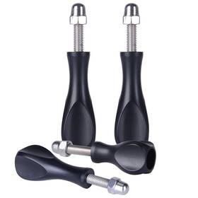 Suptig Rsx-334 3 Pcs Long Thumbscrew Compatible With Action Camera Mount Black Screw Set
