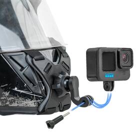 Surewo 735530473184 Motorcycle Helmet Chin Strap Mount Compatible With X-shaped