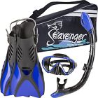 Sv-set6-bs-b-m Seavenger Advanced Snorkeling Combo