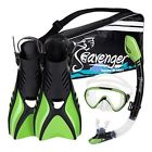 Sv-set6-gn-s Seavenger Diving Snorkel Set 814632024125