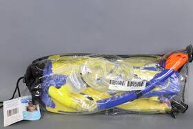 Swimline 723815992048 Thermotech Snorkeling Set With Fins Goggles Snorkel Fin Size 1-4