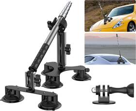 5-suction Taisioner Tsus-179 Cup Car Mount For 59 Lockable Anti-fall Selfie Stick