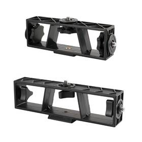 Thtrht 717331317461 2 Pack Flash Bracket Triple Phone Holder Extension Bar Adapter Black