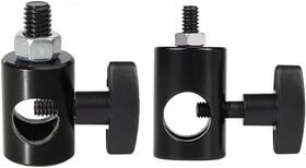 Thtrht 749877657909 2 Pack Photography Light Stand To 1/4 Inch 3/8 Thread Interface Converter Black