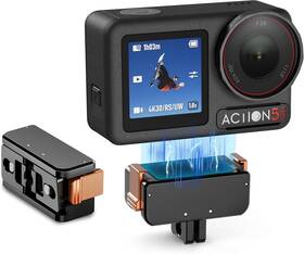Tomat-o5p-mag Tomat Action 5 Pro Metal Magnetic Adapter Mount For Dji Osmo