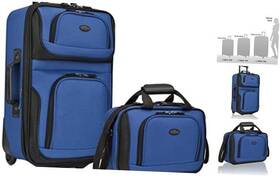 Us5600n Travelers Choice Rio Lightweight Carry-on Suitcase 20 Inch Softside Expandable 2 Wheel Royal Blue