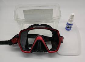 M1001 Tusa Sf010 Freedom Hd Diving Mask Mdr Black And Red