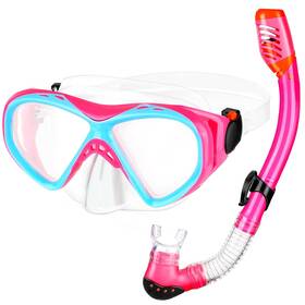 Tuxhui 768795803533 Kids Snorkel Set Dry Top Snorkeling Gear For Boys Girls Youth Junior Age
