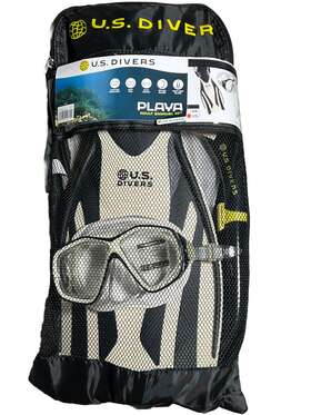 U.s. Diver 191649107691 Divers Playa Adult Snorkeling Set - Mask Fins Snorkel Gear Bag L/xl