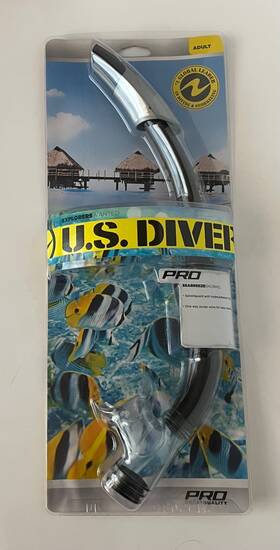 U.s. Divers 053242335942 Seabreeze Pro Snorkel Sb1 Adult New In Package