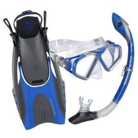 U.s. Divers 191649000879 Adult Cozumel Tx Island Dry Snorkeling Combo Set With Adjustable Mask Snorke