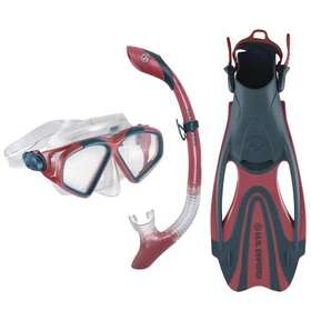 U.s. Divers 191649117942 Cozumel Adult Snorkel Set - Anti-fog Pc Lens Easy-adjust Mask Bu
