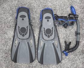 U.s. Divers 785104235236 U.s. Hingeflex Snorkeling Set With Mesh Bag Size L/xl