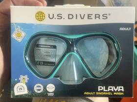 U.s. Divers 810168530314 Playa Adult Snorkel Mask - Teal New In Box Anti Fog