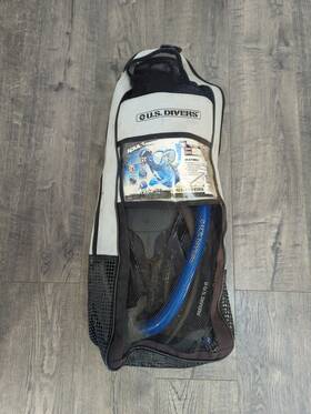 U.s. Divers 882165655123 Playa Snorkeling Set - Mask Fins Snorkel And Gear Bag Pre-owned