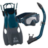 U.s. Divers Avila Jr Kids Snorkeling Set Mask Snorkel And Fins Included Navy