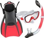 U.s. Divers Diva Ii Womens Snorkel Set Adjustable Clear Views