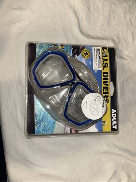 Ms3779999cma U.s. Divers Explore Series Adult Mango Mask Swim Goggles In Blue