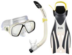 Sr3979601lxl U.s. Divers Redondo Dx Mask Mission Fins And Padang Snorkel Combo Set