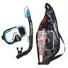 Uc-2022p-bkfb Tusa Sport Mini Kleio Mask And Dry Snorkel Set Uc-2022p-bkfb Tusa Sport Mini Kleio Mask And Dry Snorkel Set